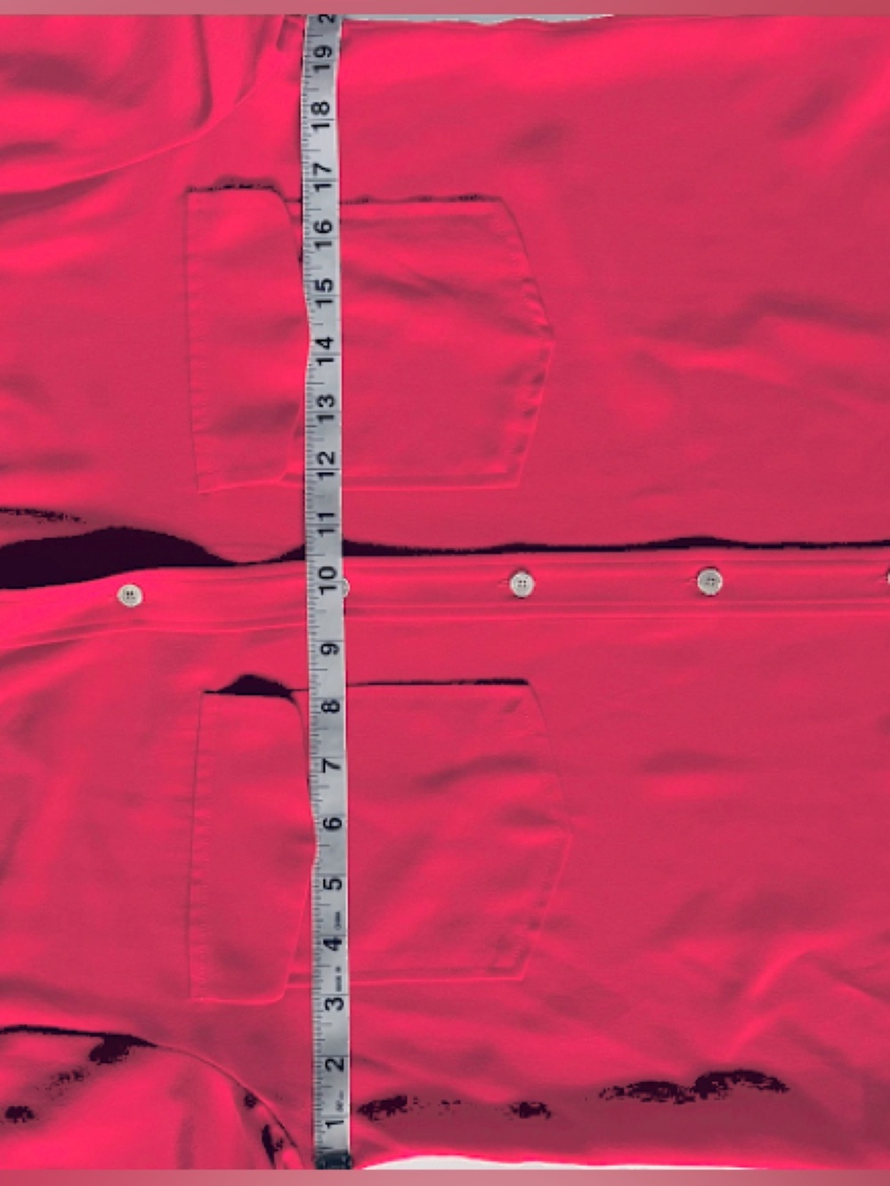 Tommy Bahama Hot Pink 100% Silk Button Front Shirt Size S/P - Picture 4 of 5